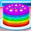 Cooking Rainbow Cake